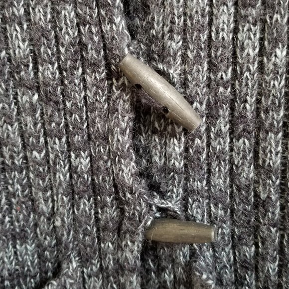 Moda International sweater Medium toggle button long cardigan duster knit Y2K - Picture 7 of 12